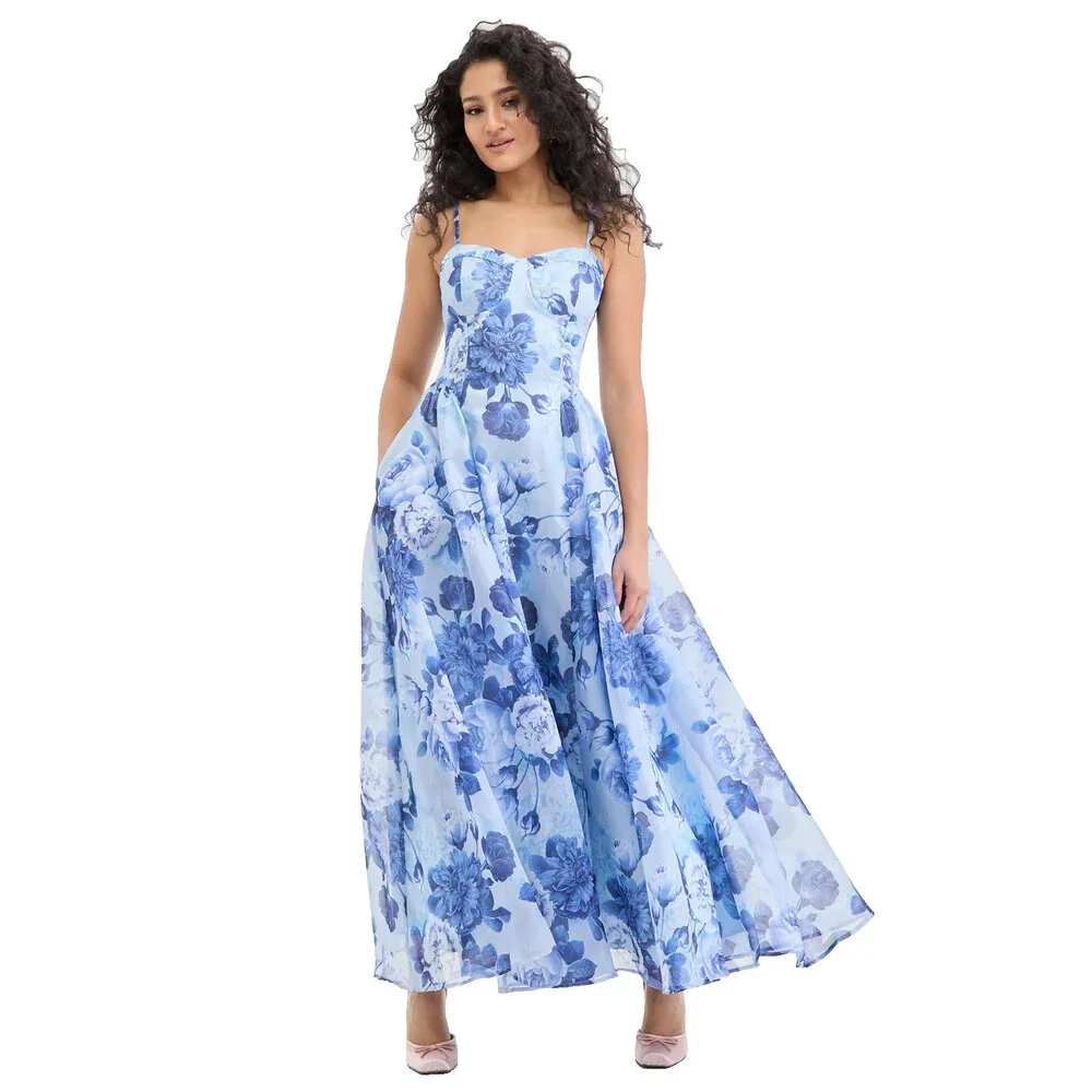dress casual elegant Maxi Dresses for Women 2025 Summer Tie Empire Waist Teacher Patchwork Flowy Ruffle Floral Dress Short Sleeve Wedding Swing Wrap Dresses Floor Length Cinched Waist Sundress at Amazon Women's Color:Dark Blue Leather which means be smaller Category_Baby Showers HALTER TOP A-LINE WEDDING